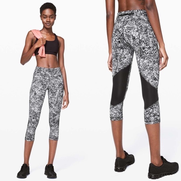 Lululemon Pace Rival Crop 22" Paint Splash legging - Picture 1 of 7